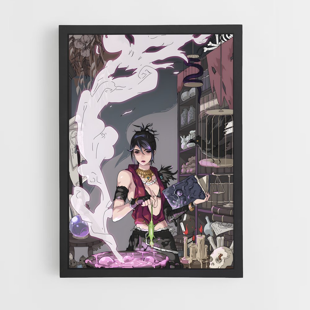 Poster Le Sanctuaire de Morrigan – affiche Dragon age (vue 2)